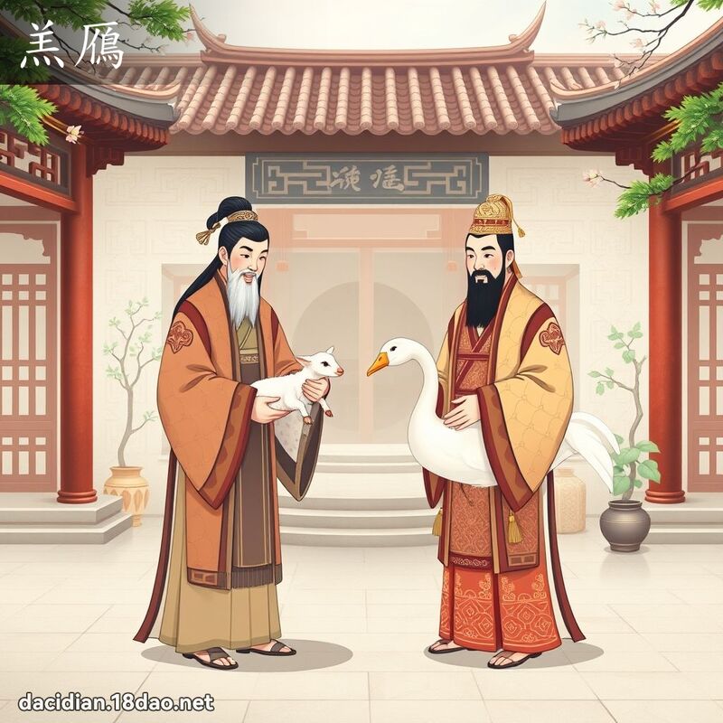 羔鴈 - 国语大辞典配图