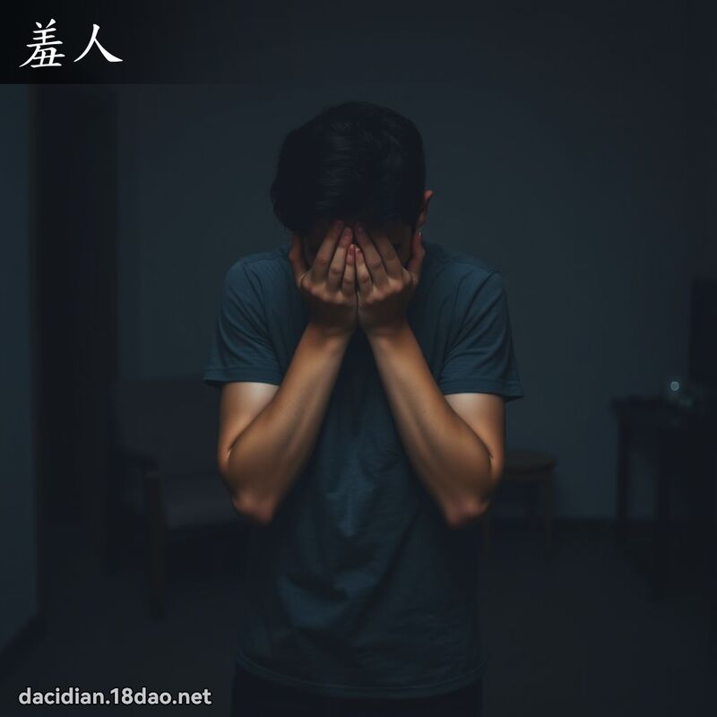 羞人 - 國語大辭典配圖