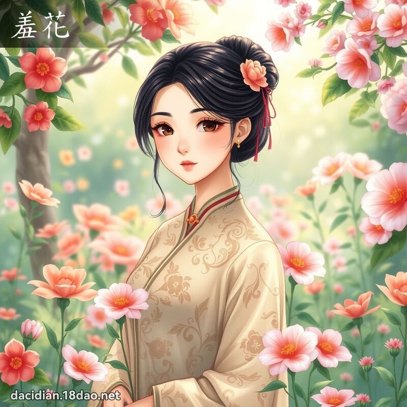 羞花 - 國語大辭典配圖