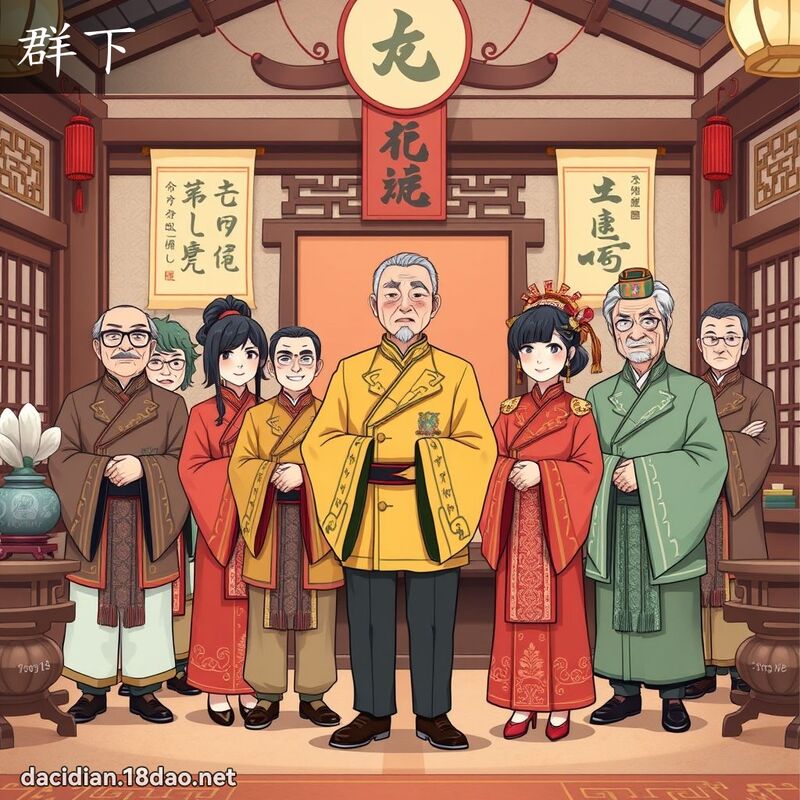群下 - 国语大辞典配图