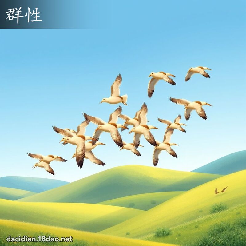 群性 - 国语大辞典配图