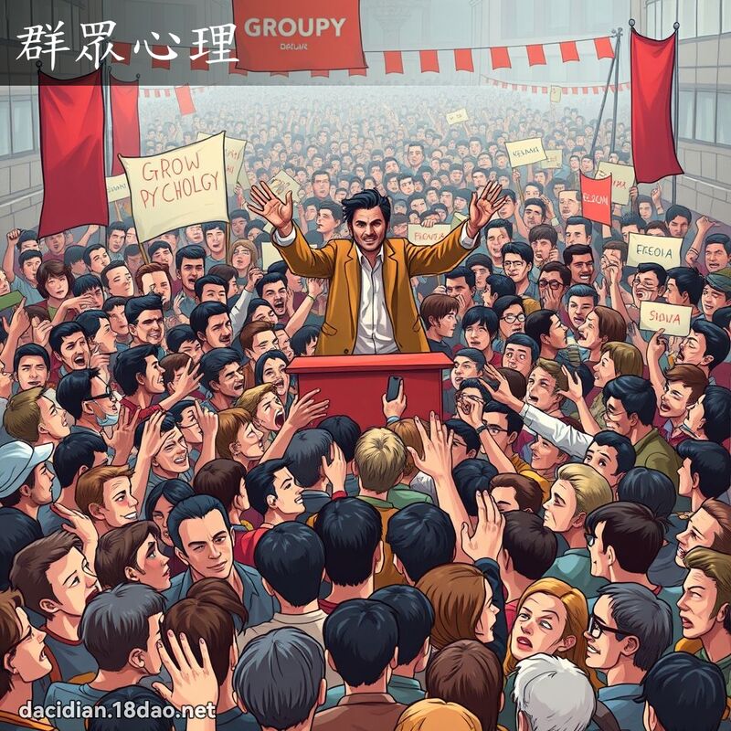 群眾心理 - 国语大辞典配图