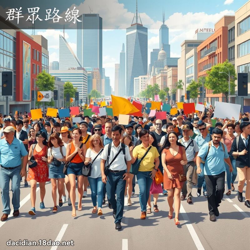 群眾路线 - 国语大辞典配图
