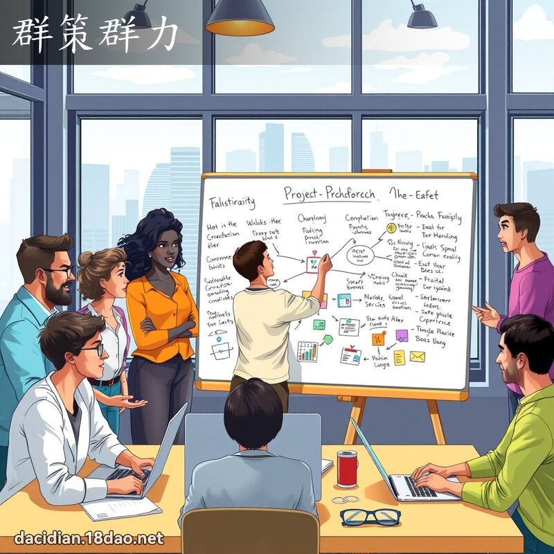 群策群力 - 國語大辭典配圖