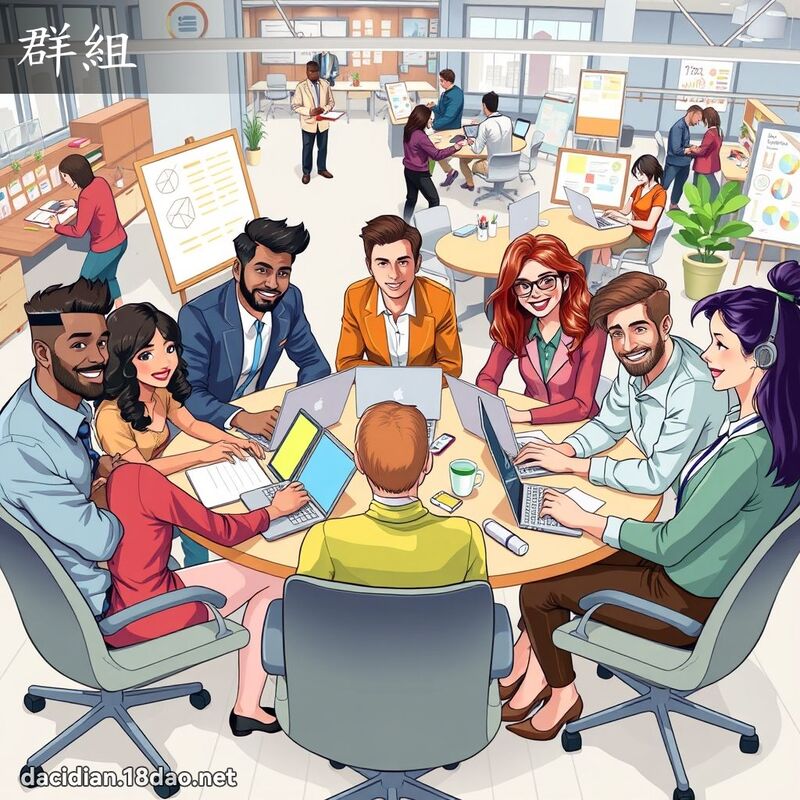 群组 - 国语大辞典配图