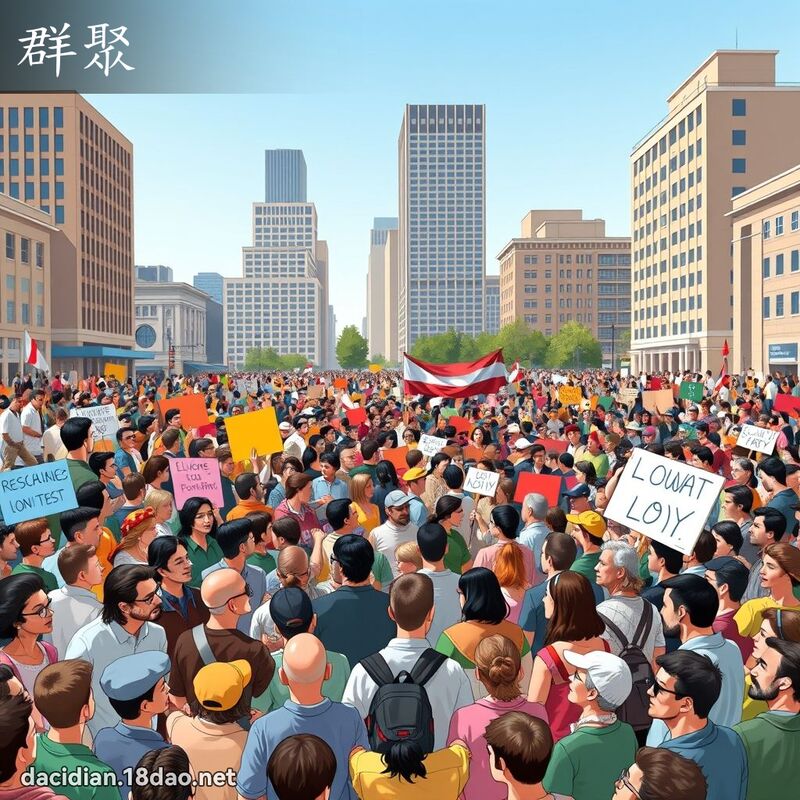 群聚 - 国语大辞典配图