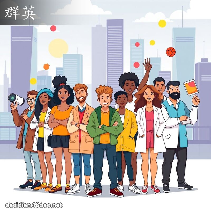 群英 - 国语大辞典配图