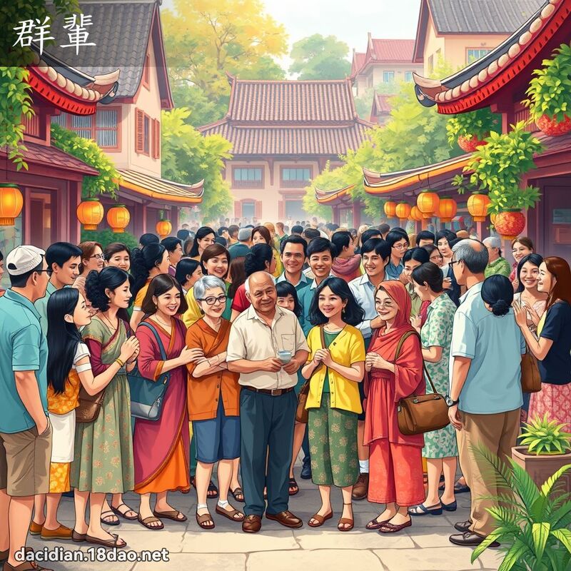 群辈 - 国语大辞典配图