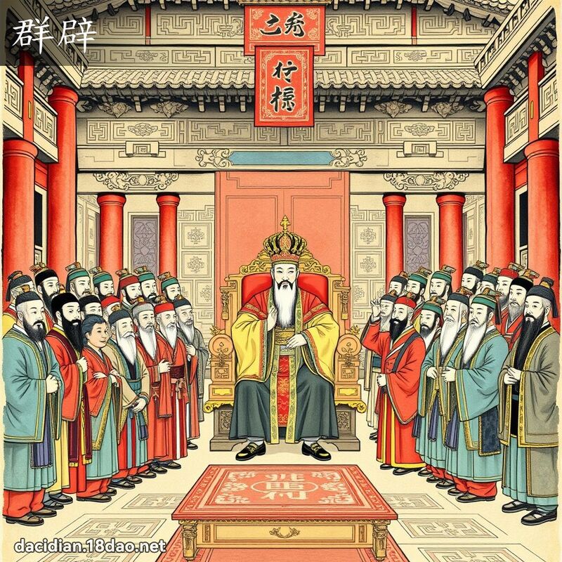 群辟 - 国语大辞典配图