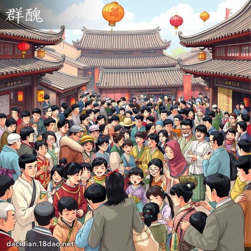 群醜 - 國語大辭典配圖
