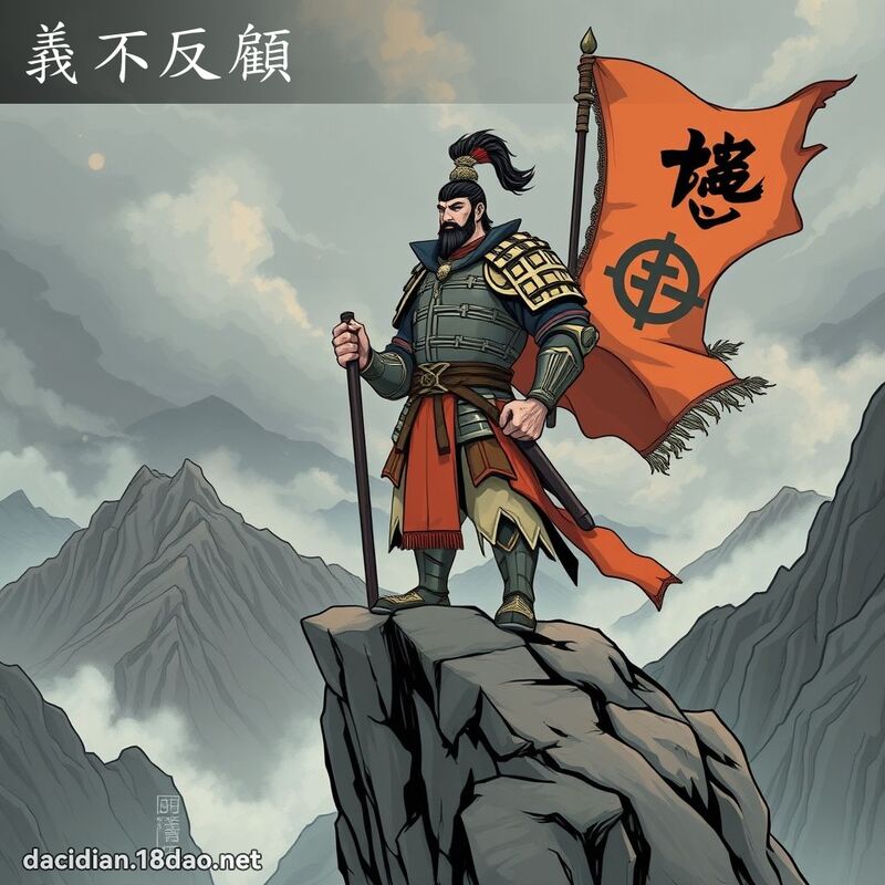 义不反顾 - 国语大辞典配图