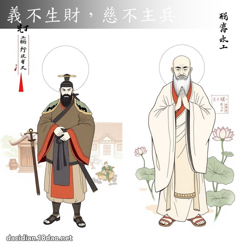 义不生财，慈不主兵 - 国语大辞典配图
