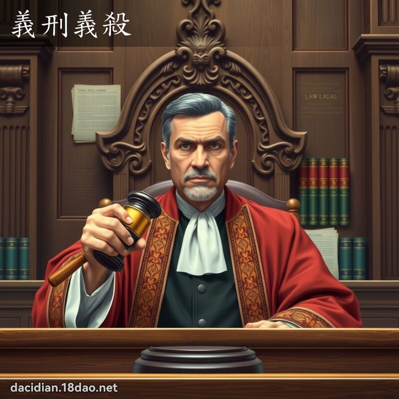 義刑義殺 - 國語大辭典配圖