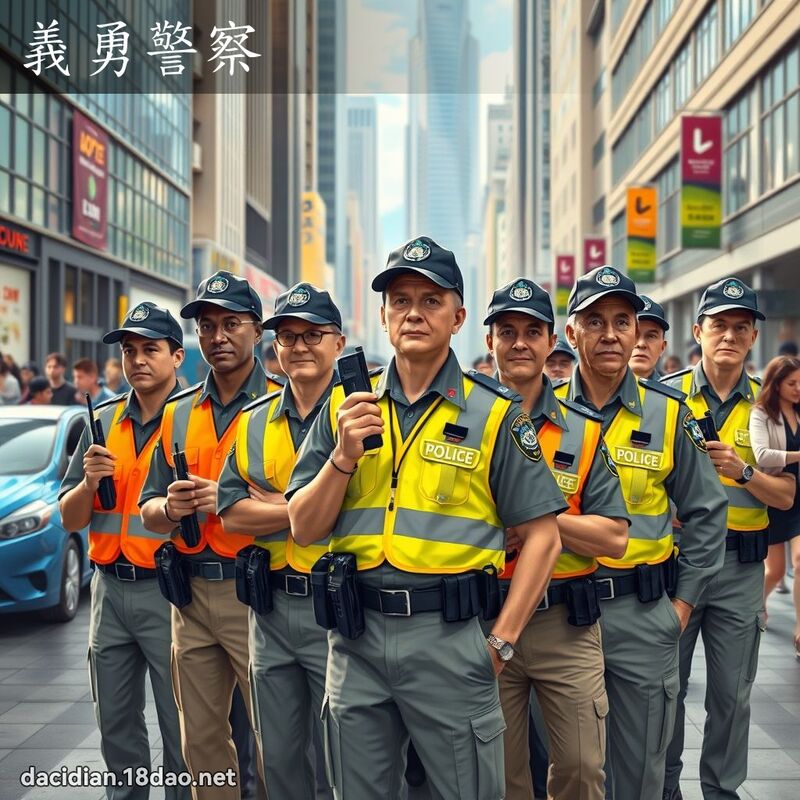 義勇警察 - 國語大辭典配圖