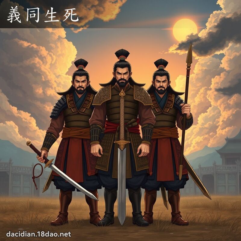 義同生死 - 國語大辭典配圖