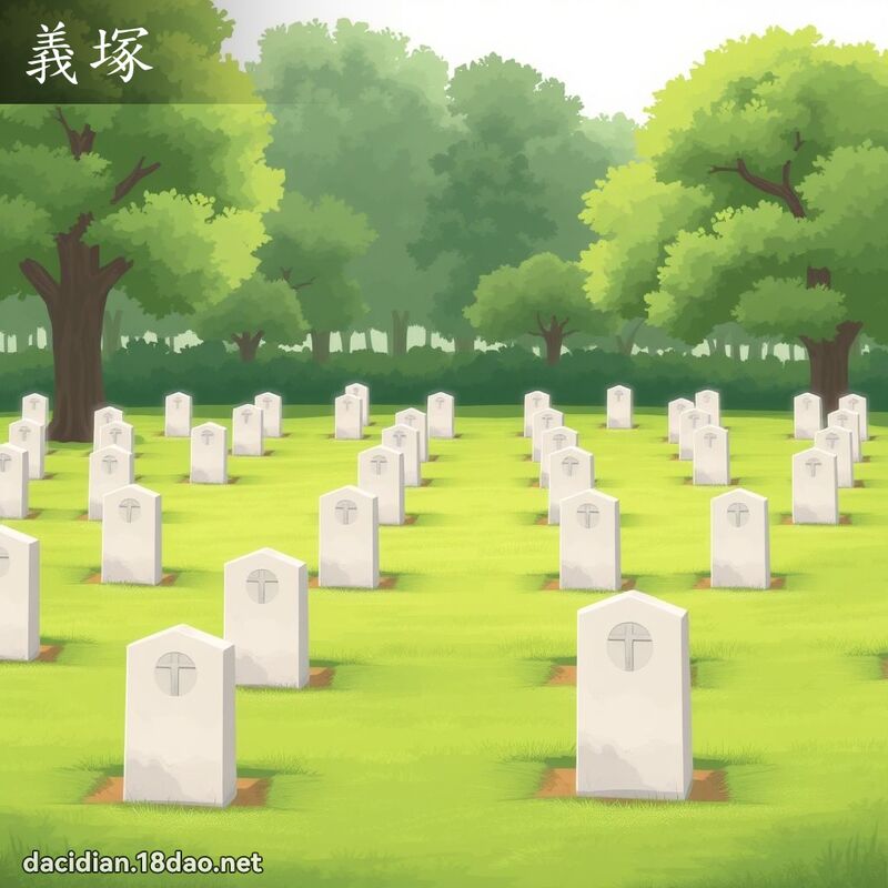 义塚 - 国语大辞典配图