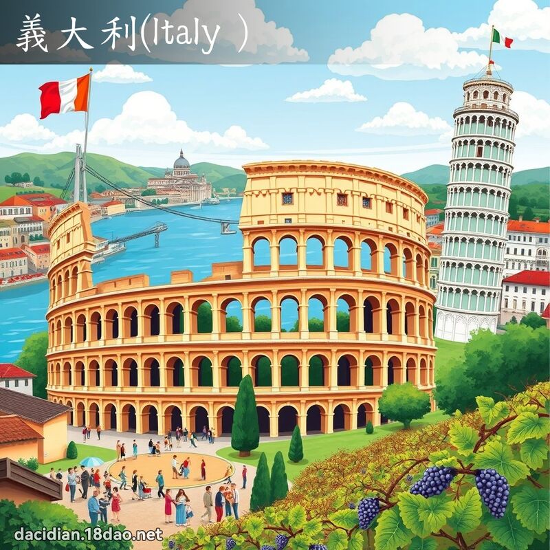 义大利(Italy） - 国语大辞典配图