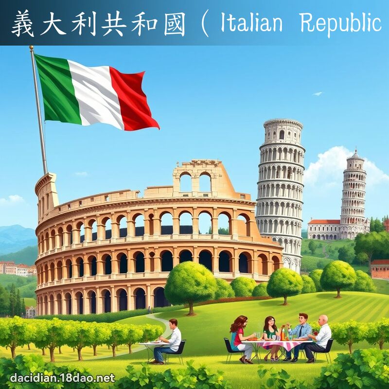 義大利共和國（Italian Republic） - 國語大辭典配圖