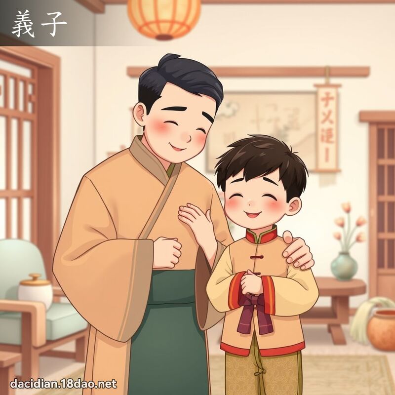 義子 - 國語大辭典配圖