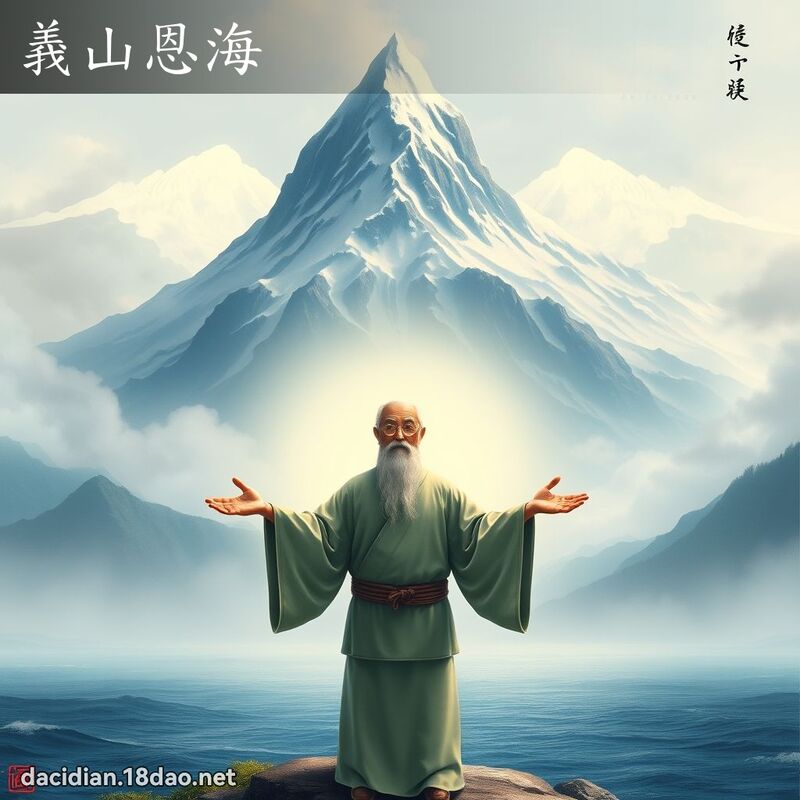 义山恩海 - 国语大辞典配图