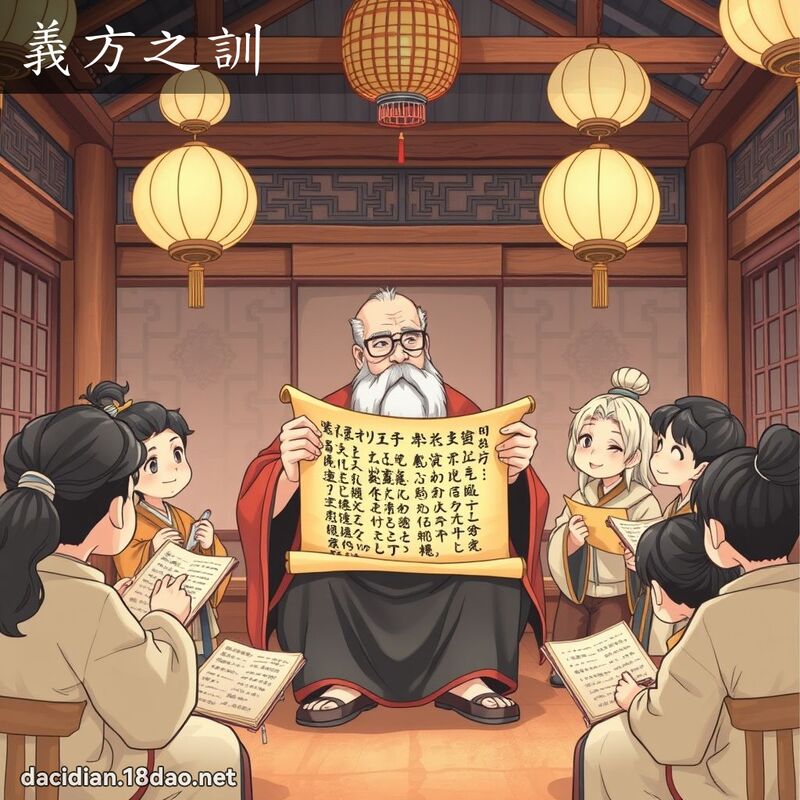 義方之訓 - 國語大辭典配圖