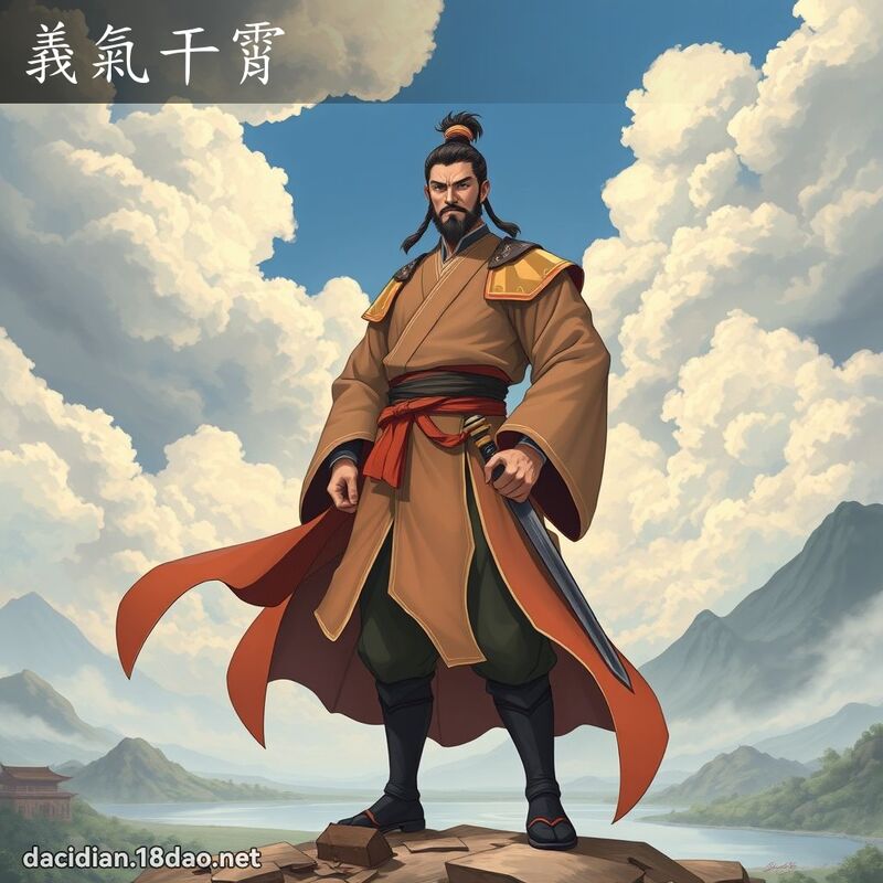 義氣干霄 - 國語大辭典配圖