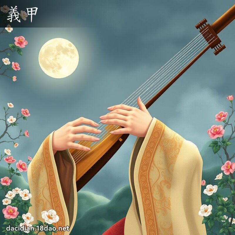 義甲 - 國語大辭典配圖