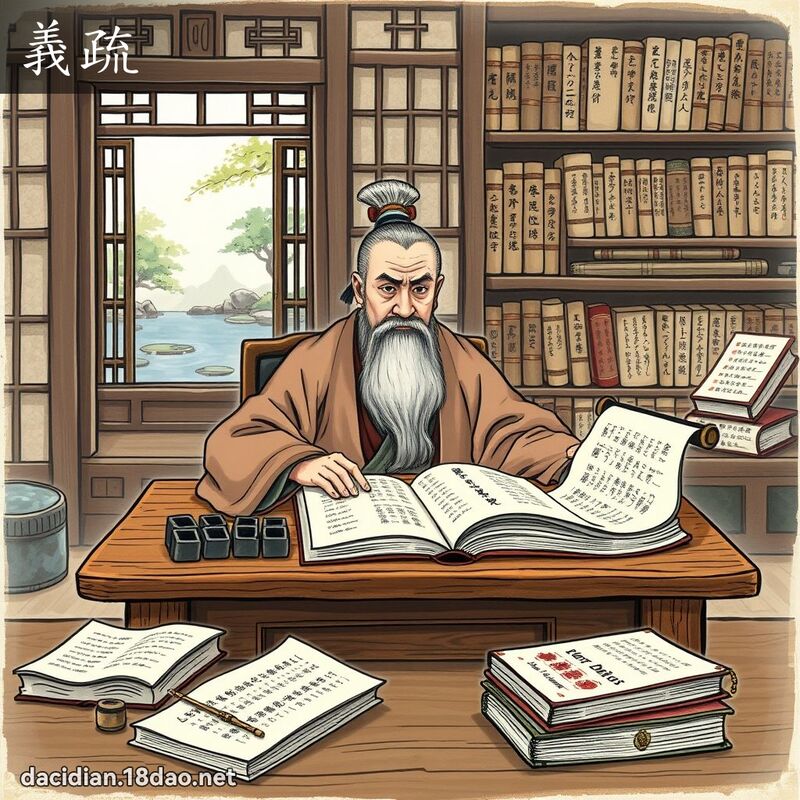 義疏 - 國語大辭典配圖