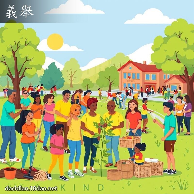 義舉 - 國語大辭典配圖