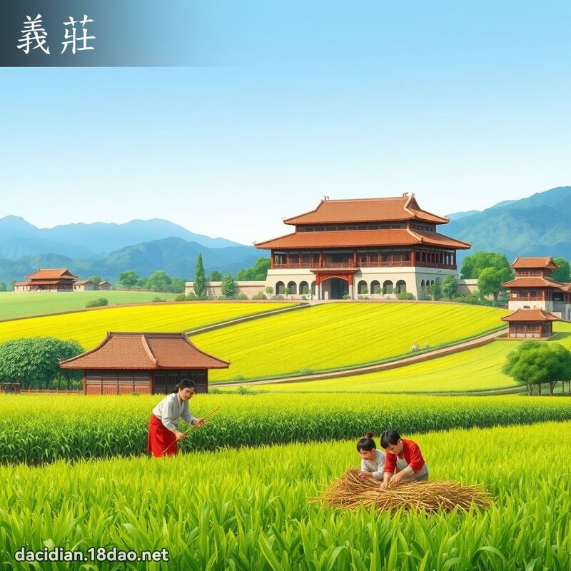 義莊 - 國語大辭典配圖