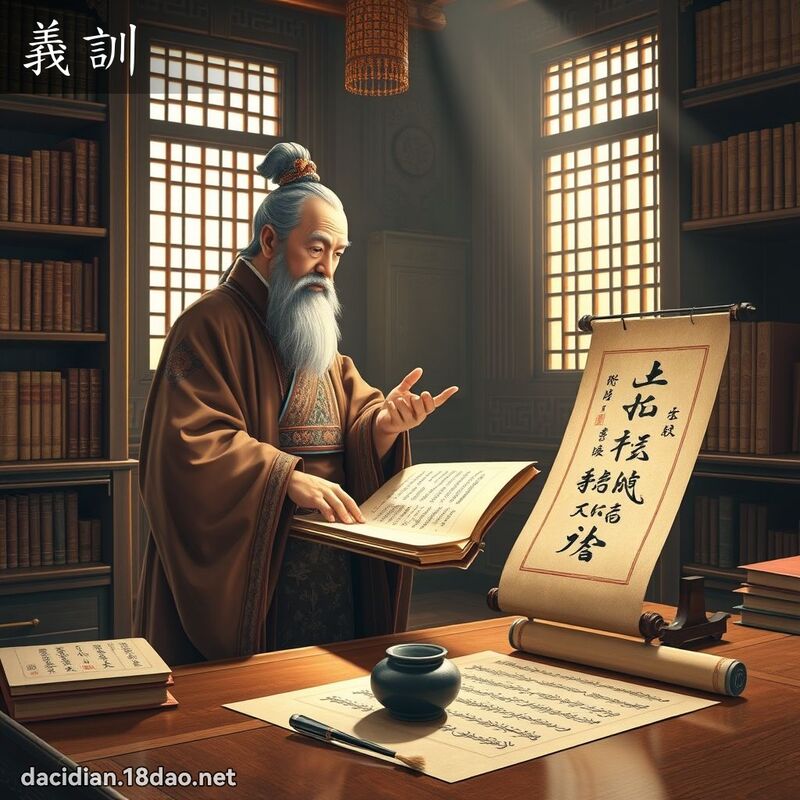 義訓 - 國語大辭典配圖