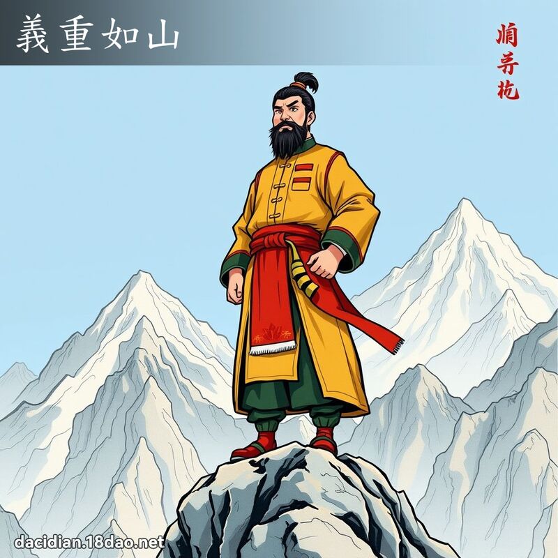 義重如山 - 國語大辭典配圖