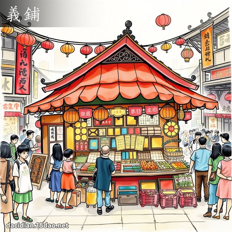 义铺 - 国语大辞典配图