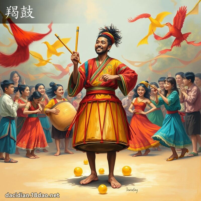 羯鼓 - 國語大辭典配圖