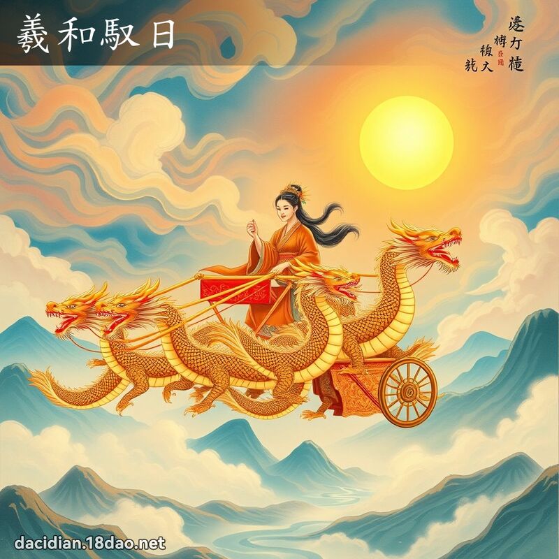 羲和馭日 - 國語大辭典配圖