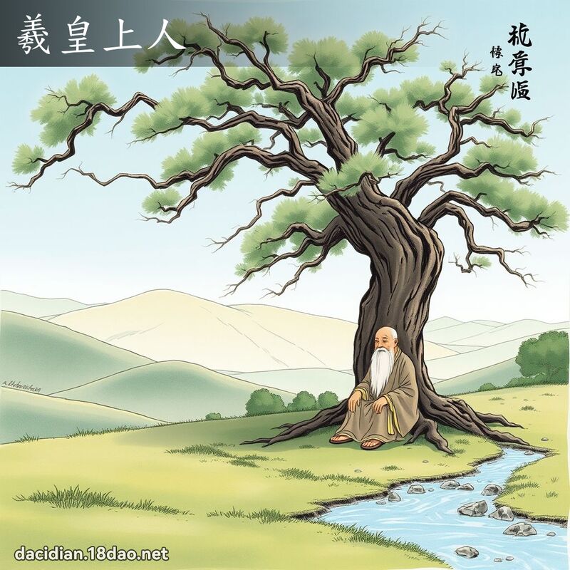 羲皇上人 - 國語大辭典配圖
