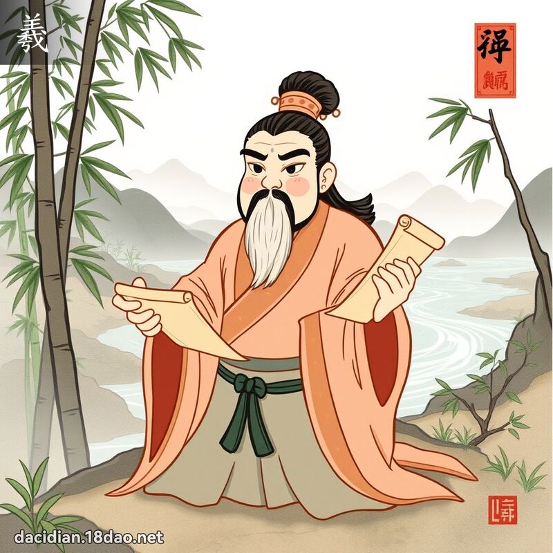 羲 - 國語大辭典配圖