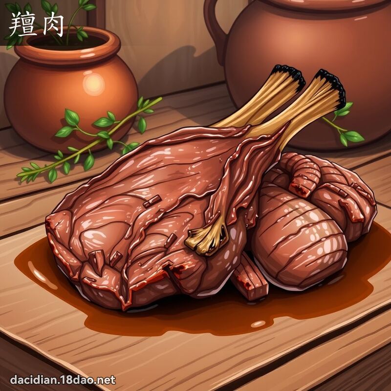 羶肉 - 国语大辞典配图