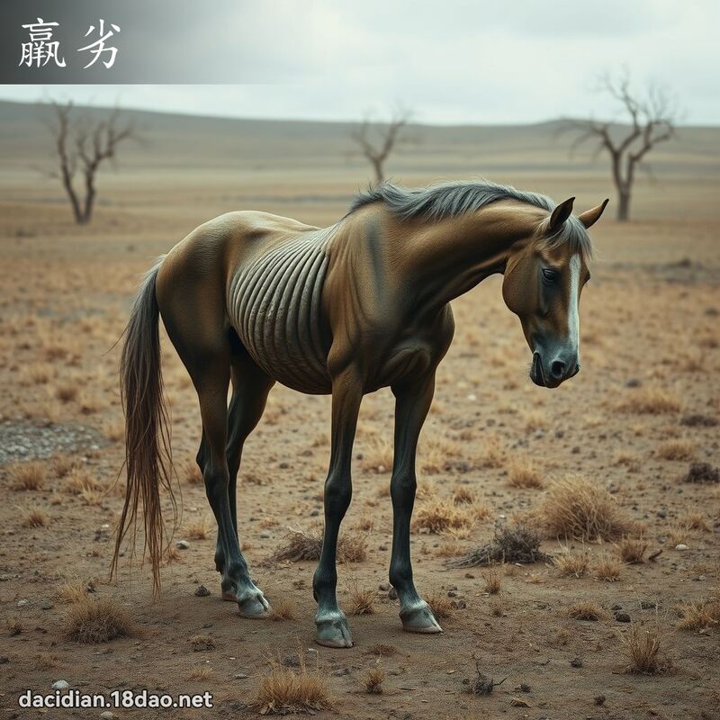 羸劣 - 國語大辭典配圖