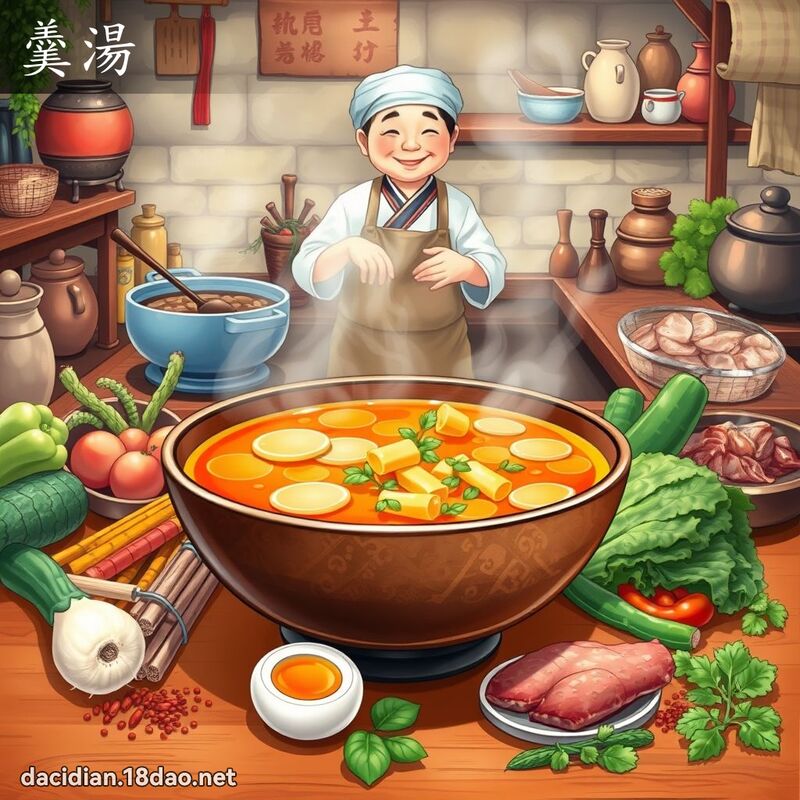 羹湯 - 國語大辭典配圖