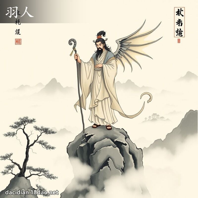 羽人 - 國語大辭典配圖