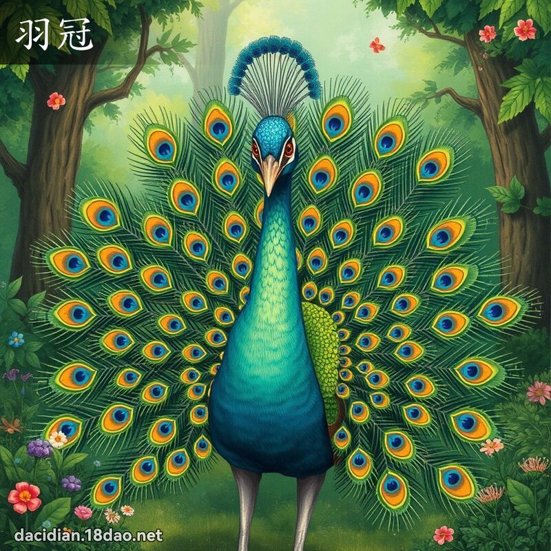 羽冠 - 國語大辭典配圖