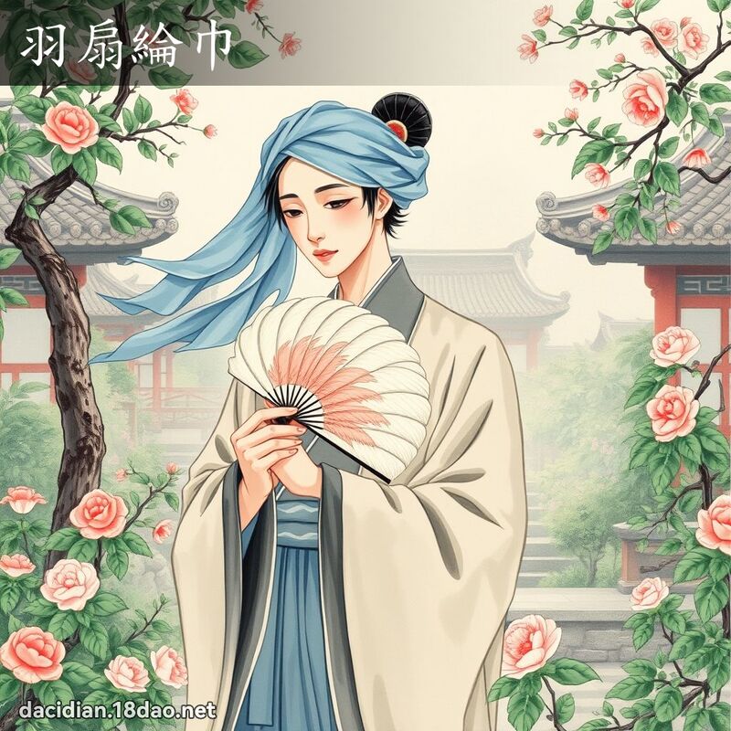羽扇綸巾 - 國語大辭典配圖