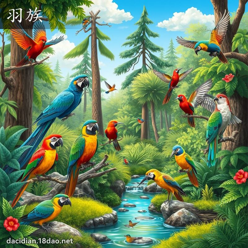羽族 - 國語大辭典配圖