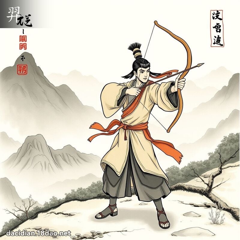 羿 - 國語大辭典配圖