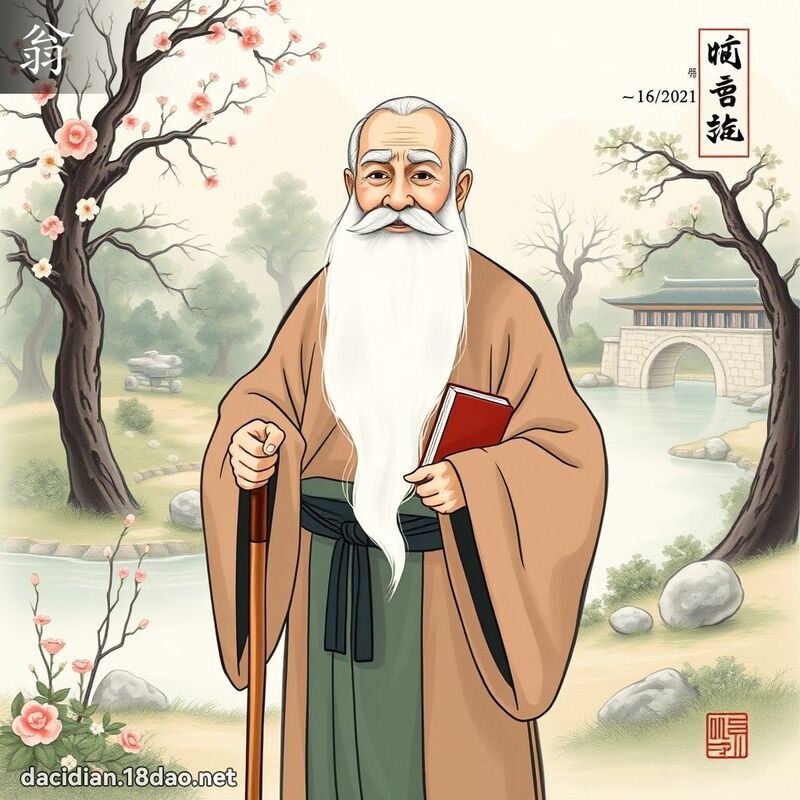 翁 - 國語大辭典配圖