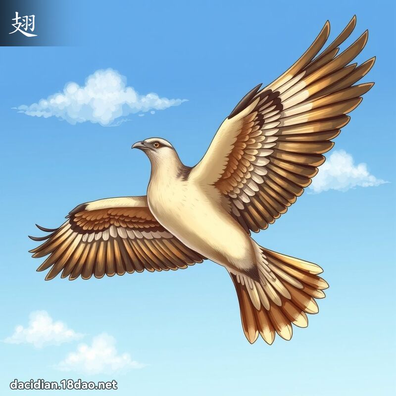翅 - 國語大辭典配圖