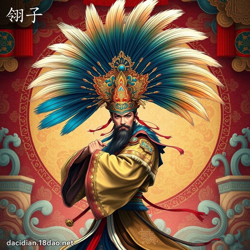 翎子 - 国语大辞典配图