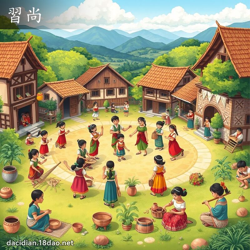 习尚 - 国语大辞典配图