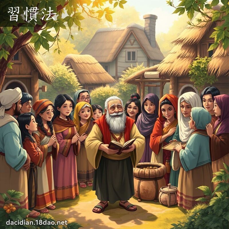 習慣法 - 國語大辭典配圖